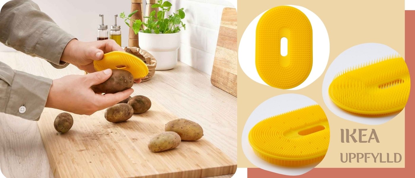 برس شستشو سبزیجات ایکیا مدل IKEA UPPFYLLD